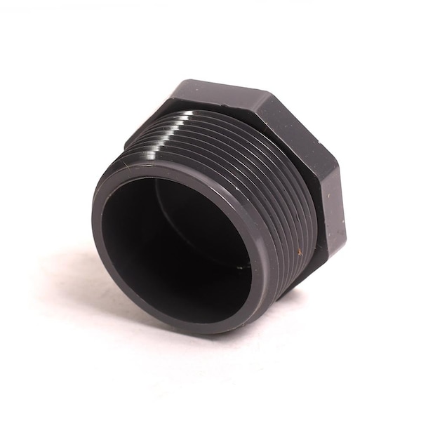 1-1/4 Inch Threaded PVC Plug SCH 80